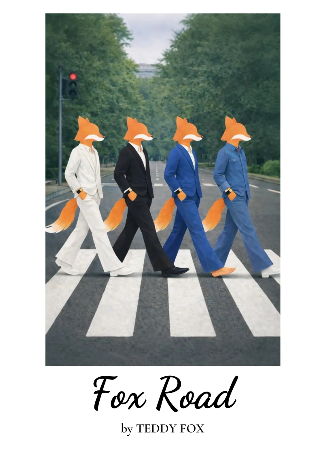 T-shirt oversize Teddy Fox « Fox Road »