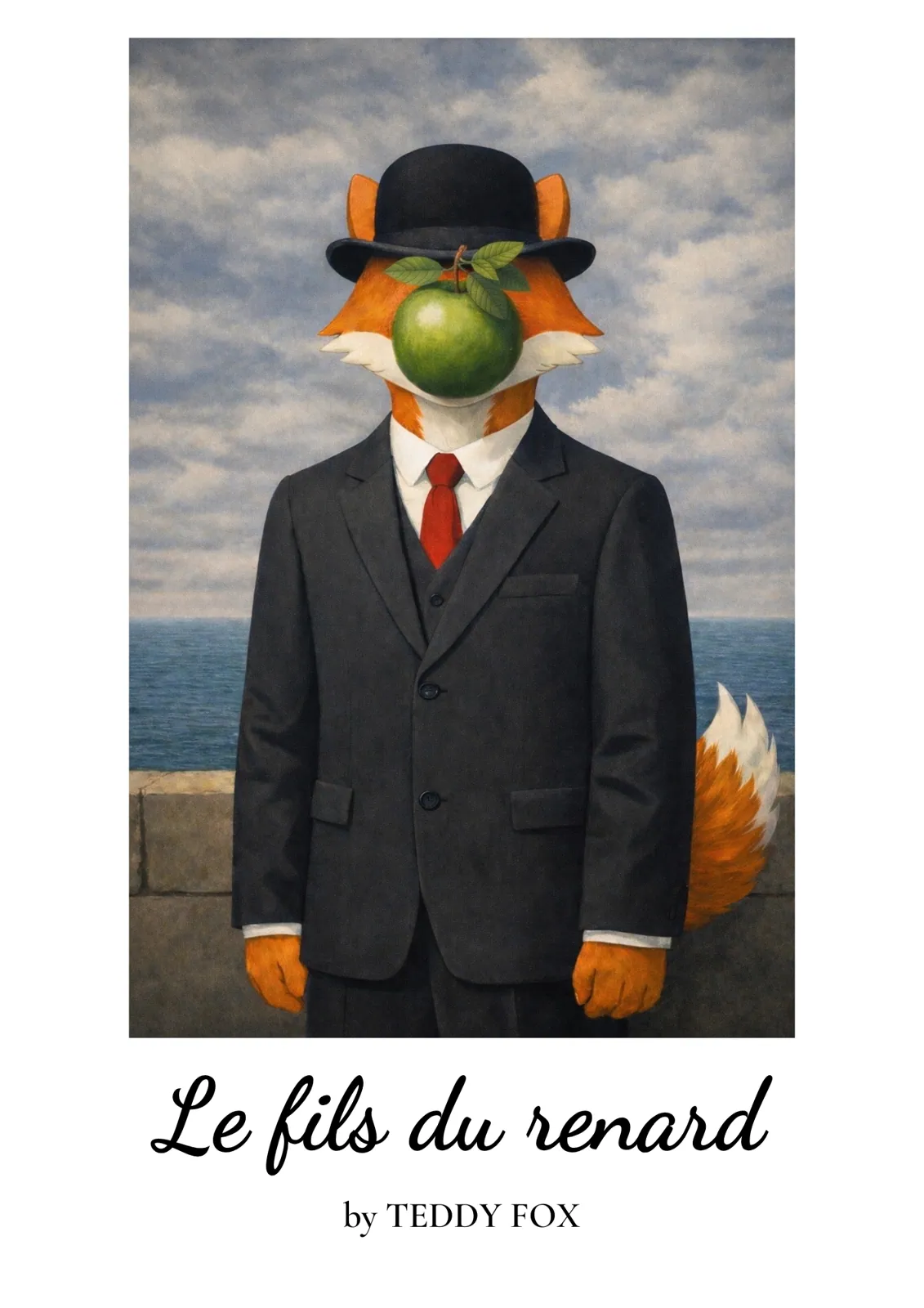 T-shirt oversize Teddy Fox « Le fils du renard »