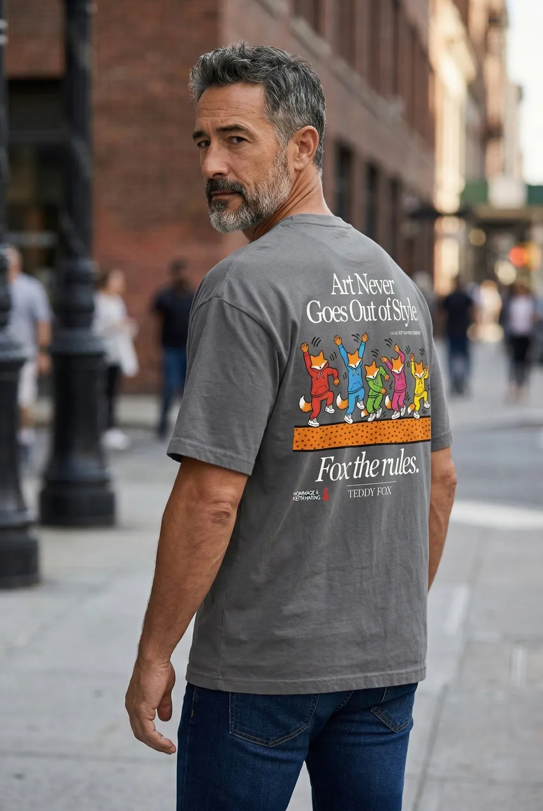 T-shirt oversize Teddy Fox « Move »